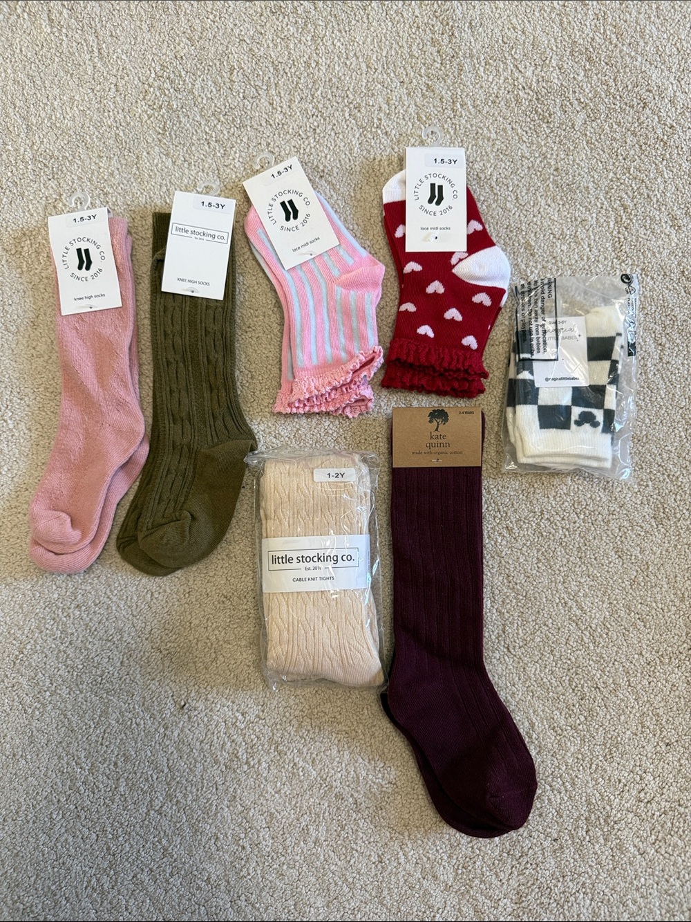 NWT Girls’ Socks + Tight Bundle